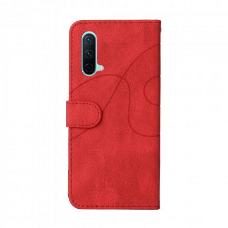 Kotelot OnePlus Nord CE 5G Signature Kaksisävyinen Keinonahka