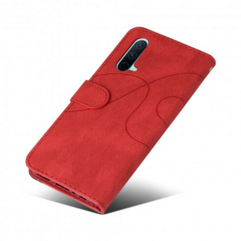 Kotelot OnePlus Nord CE 5G Signature Kaksisävyinen Keinonahka