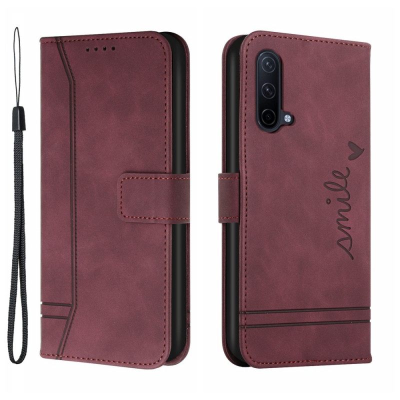 Kotelot OnePlus Nord CE 5G Smile Ja Lanyard