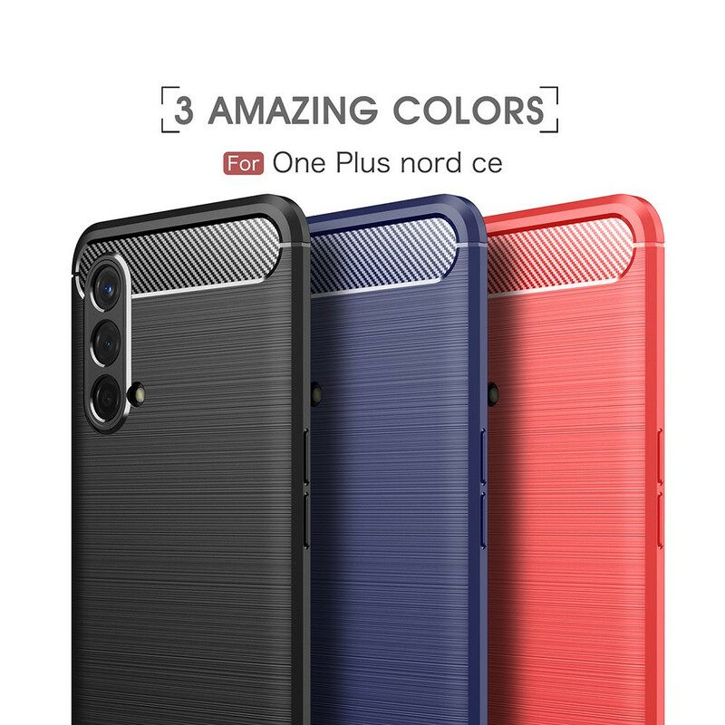 Kuori OnePlus Nord CE 5G Harjattu Hiilikuitu