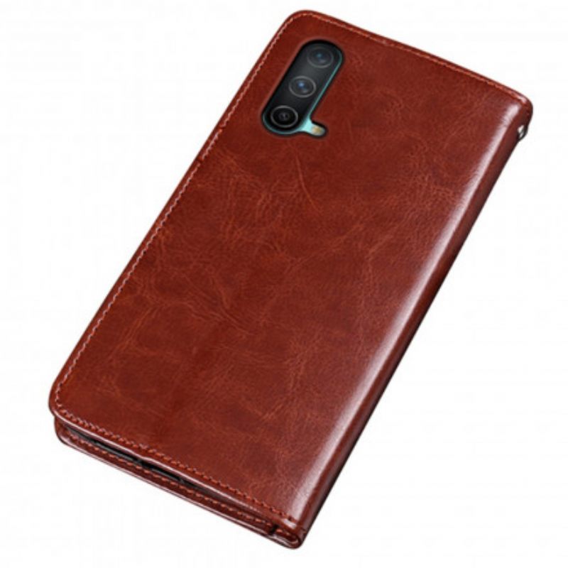 Nahkakotelo OnePlus Nord CE 5G Faux Leather Idewei