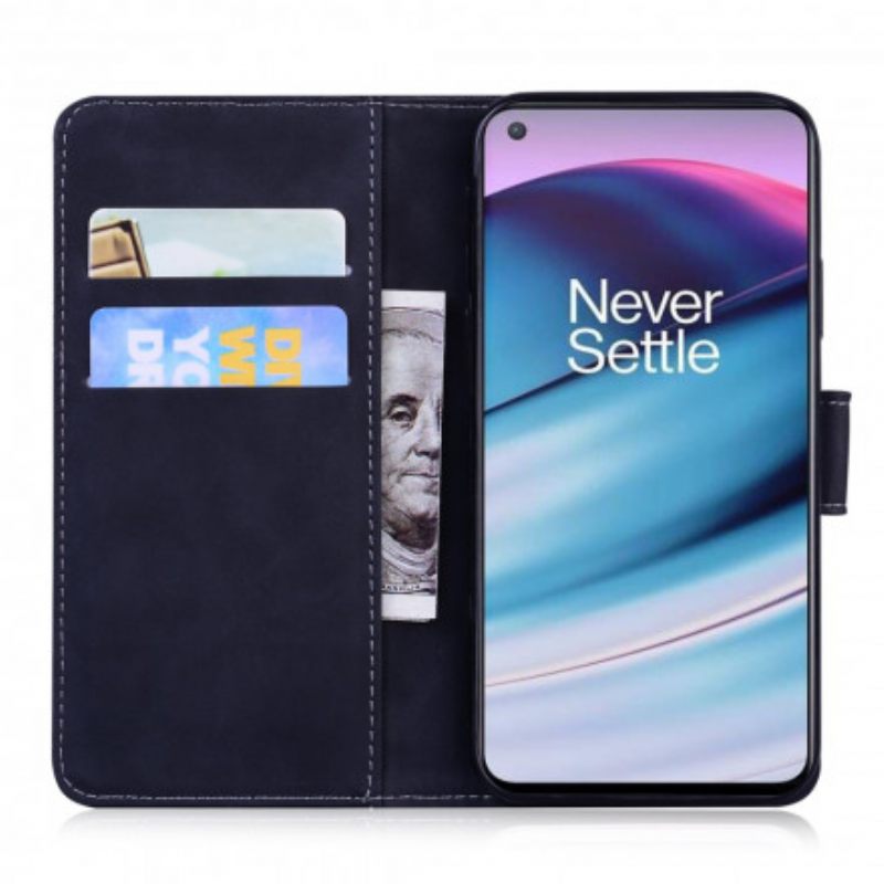 Nahkakotelo OnePlus Nord CE 5G Tiger Face Print