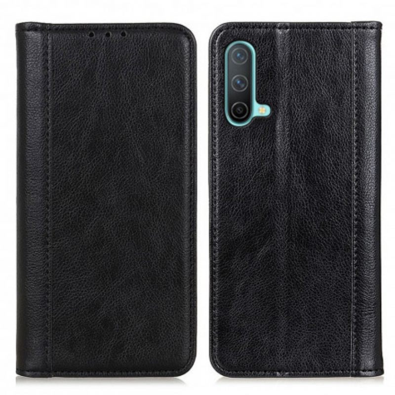 Puhelinkuoret OnePlus Nord CE 5G Kotelot Flip Elegance Split Litchi Leather