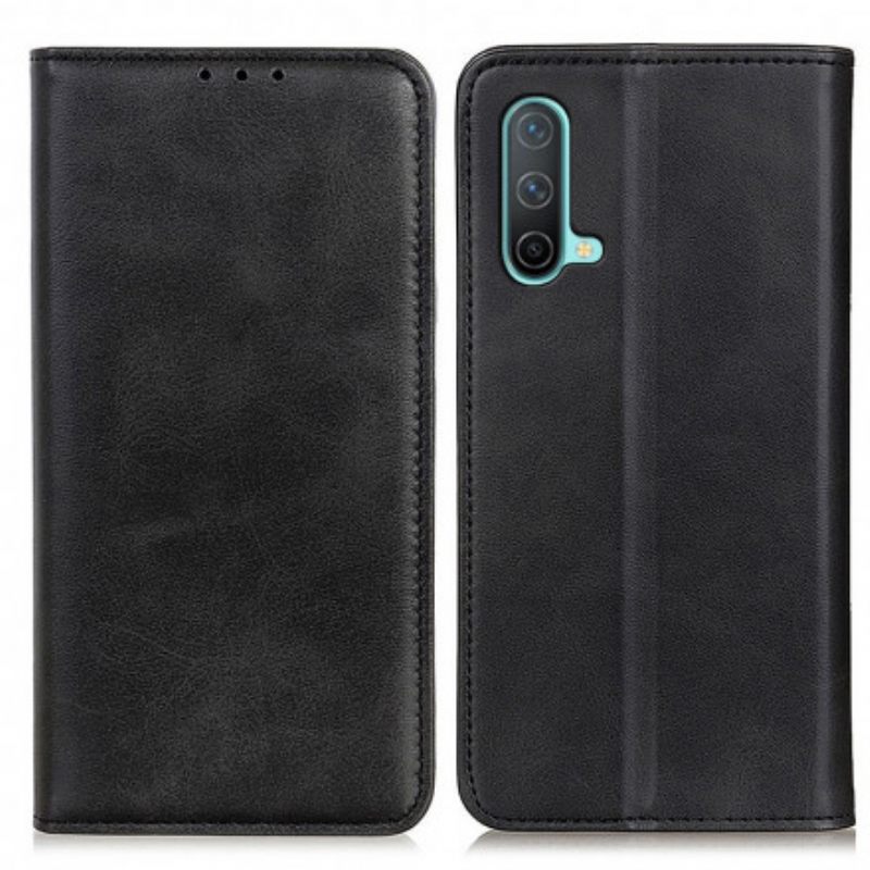 Puhelinkuoret OnePlus Nord CE 5G Kotelot Flip Haljasnahka