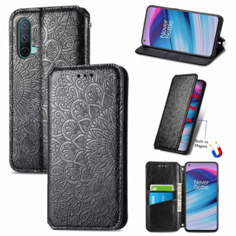 Puhelinkuoret OnePlus Nord CE 5G Kotelot Flip Mandala