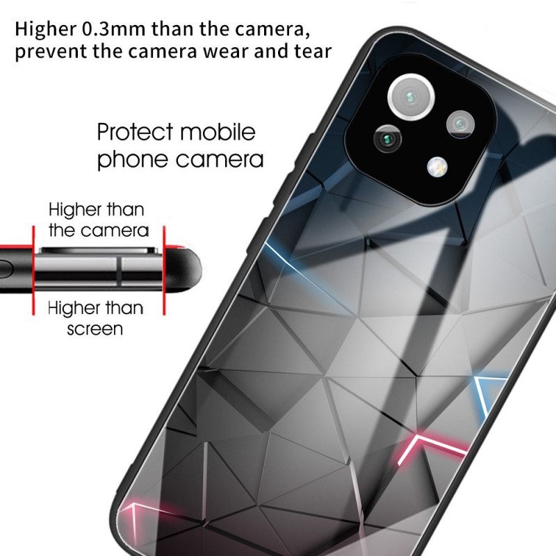 Case Xiaomi Mi 11 Lite 5G NE / Mi 11 Lite 4G / 5G Karkaistu Lasigeometria