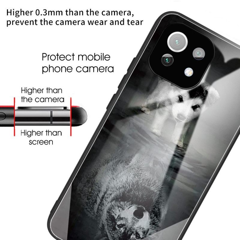 Case Xiaomi Mi 11 Lite 5G NE / Mi 11 Lite 4G / 5G Puppy Dream Karkaistu Lasi
