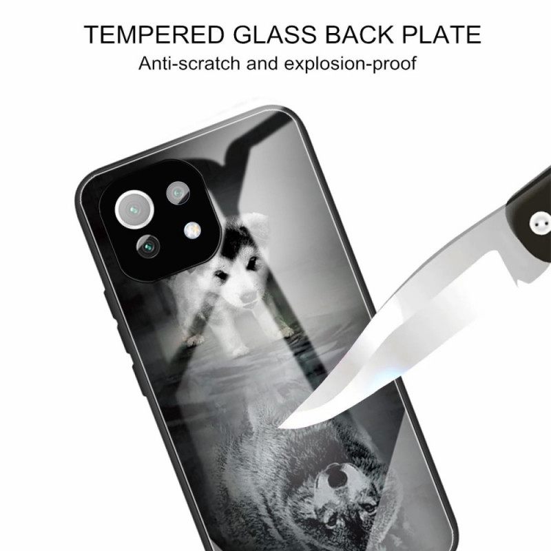Case Xiaomi Mi 11 Lite 5G NE / Mi 11 Lite 4G / 5G Puppy Dream Karkaistu Lasi