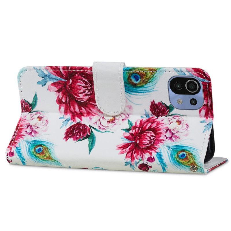 Kotelot Xiaomi Mi 11 Lite 5G NE / Mi 11 Lite 4G / 5G Intense Flowers