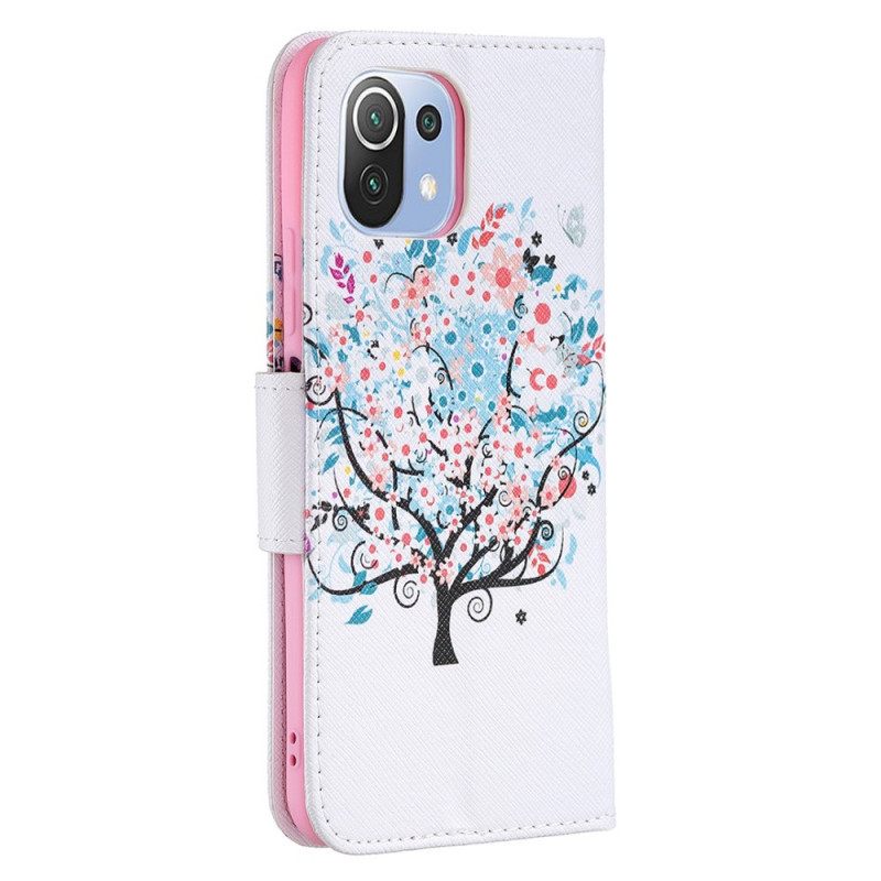 Kotelot Xiaomi Mi 11 Lite 5G NE / Mi 11 Lite 4G / 5G Kukkapuu