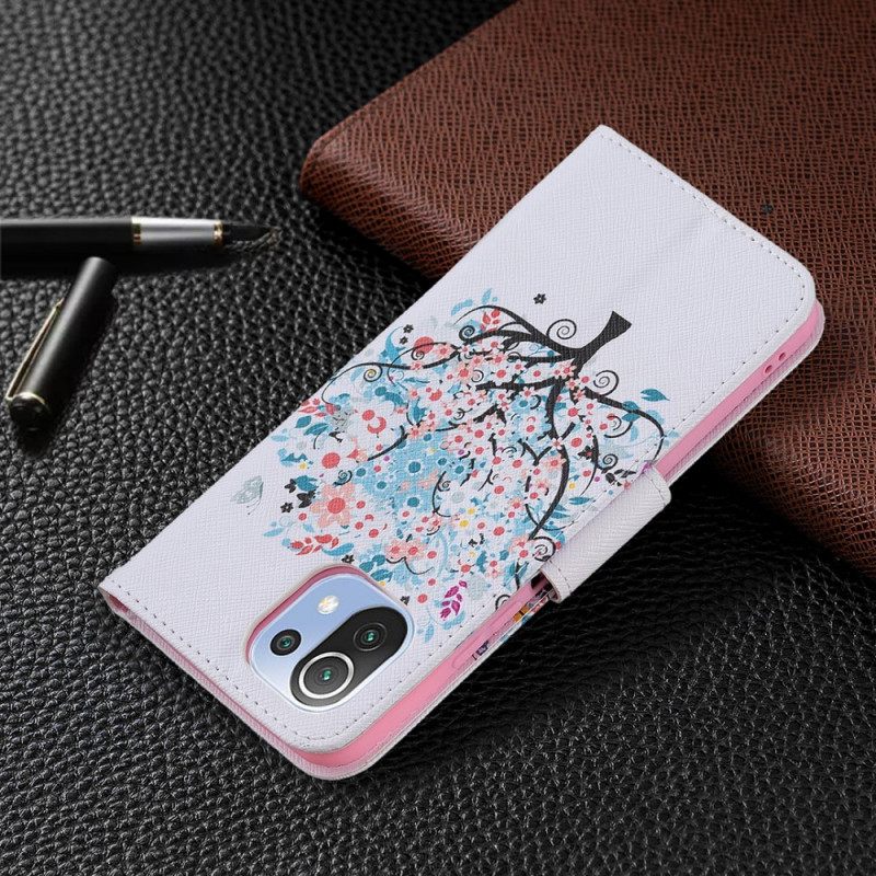 Kotelot Xiaomi Mi 11 Lite 5G NE / Mi 11 Lite 4G / 5G Kukkapuu