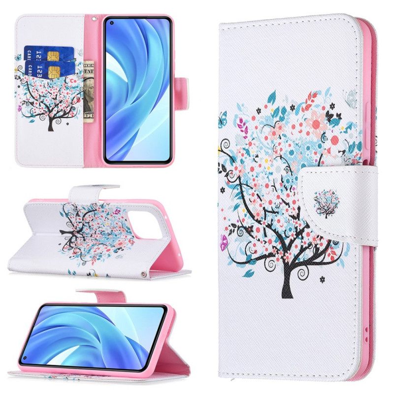 Kotelot Xiaomi Mi 11 Lite 5G NE / Mi 11 Lite 4G / 5G Kukkapuu