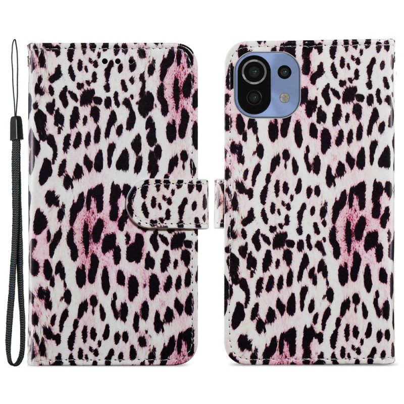 Kotelot Xiaomi Mi 11 Lite 5G NE / Mi 11 Lite 4G / 5G Leopard Print