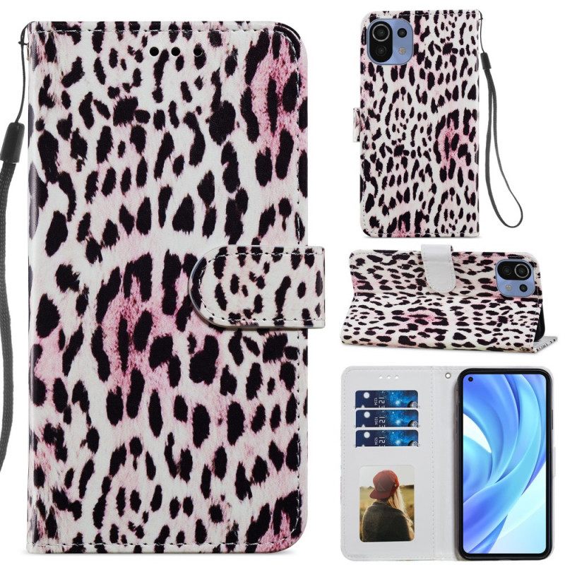 Kotelot Xiaomi Mi 11 Lite 5G NE / Mi 11 Lite 4G / 5G Leopard Print