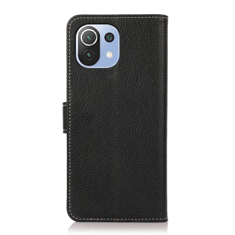 Kotelot Xiaomi Mi 11 Lite 5G NE / Mi 11 Lite 4G / 5G Litsi-tekstuuri