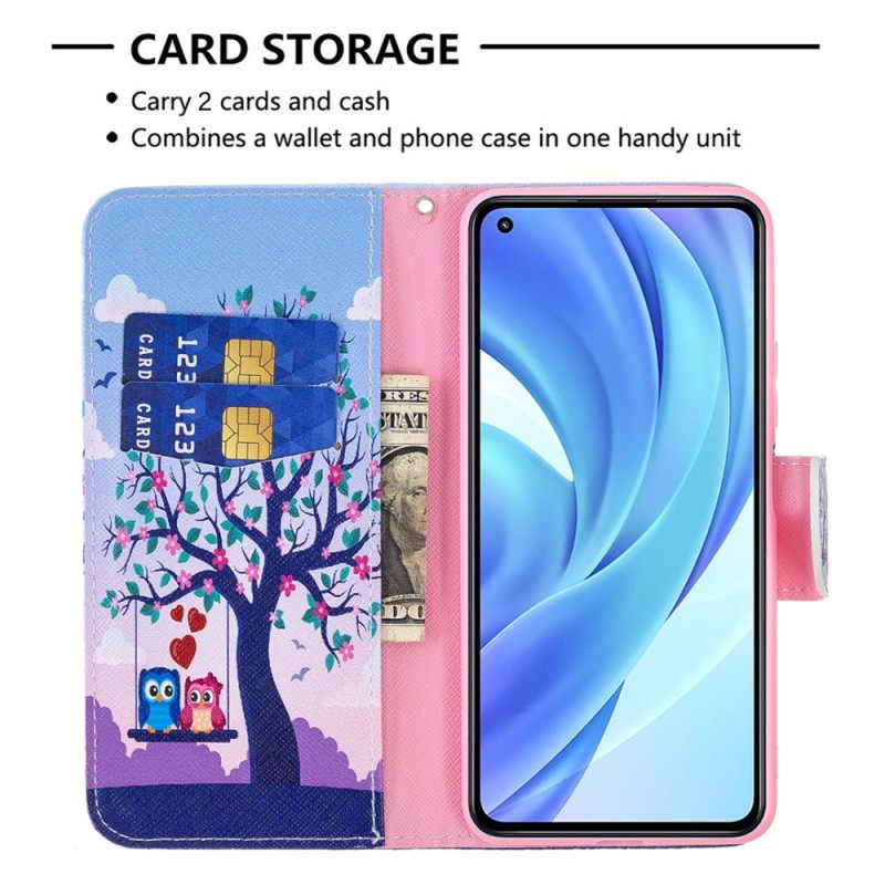Kotelot Xiaomi Mi 11 Lite 5G NE / Mi 11 Lite 4G / 5G Pöllöt Swingissä