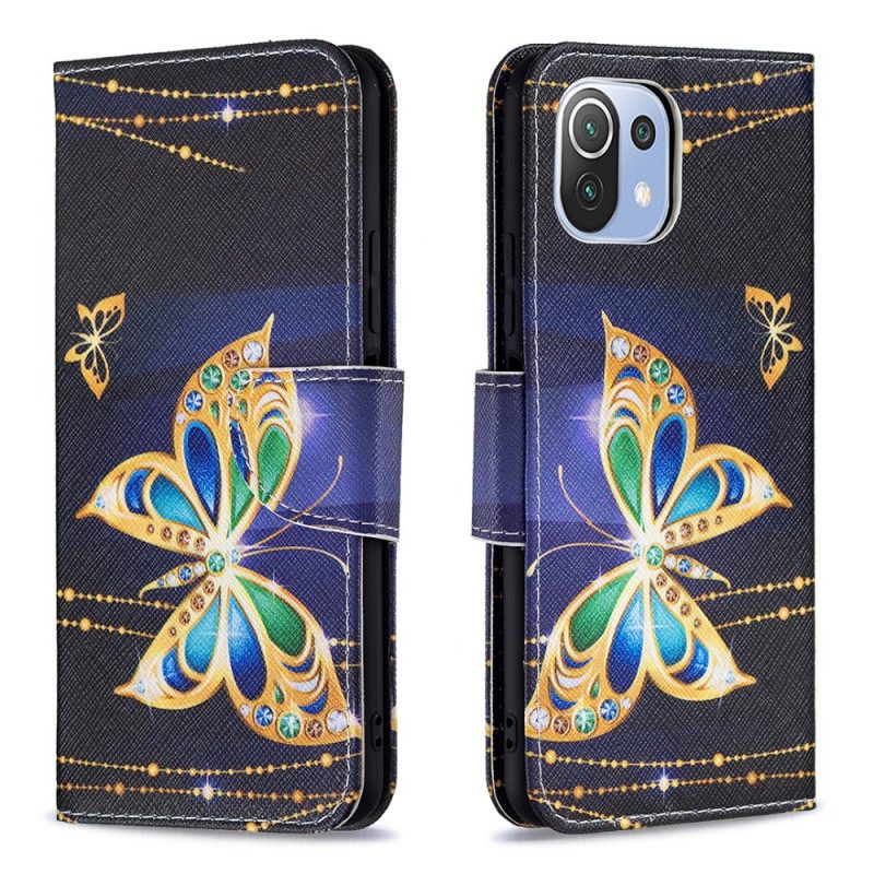 Kotelot Xiaomi Mi 11 Lite 5G NE / Mi 11 Lite 4G / 5G Precious Butterflies