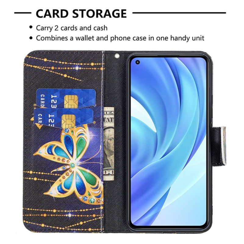Kotelot Xiaomi Mi 11 Lite 5G NE / Mi 11 Lite 4G / 5G Precious Butterflies