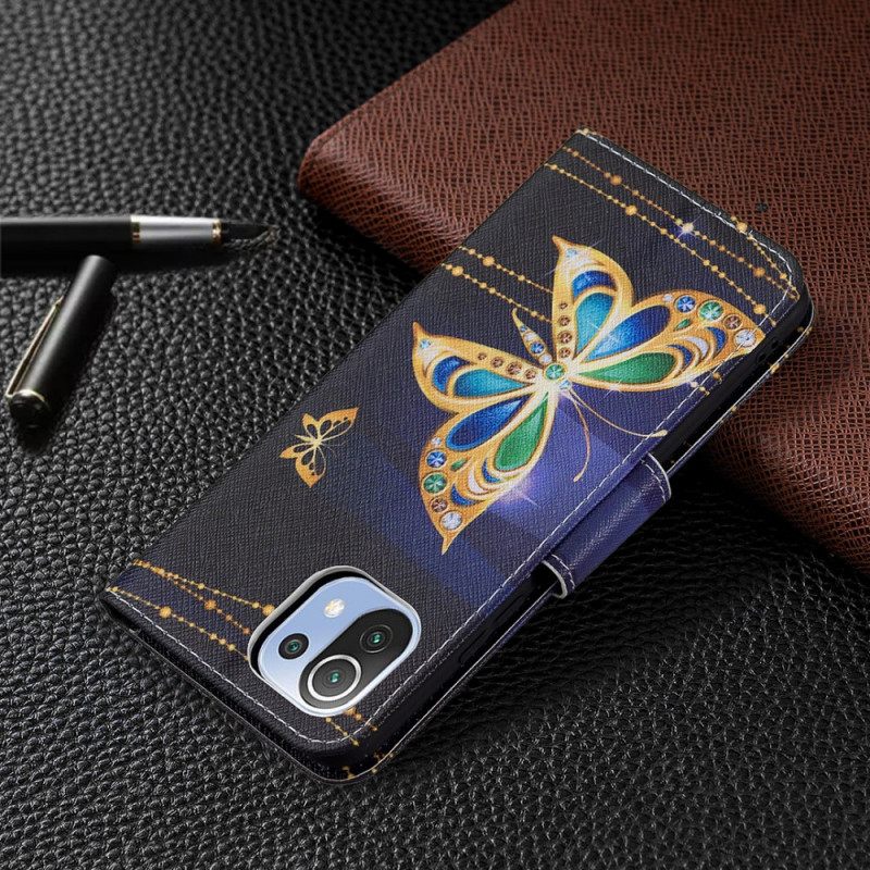 Kotelot Xiaomi Mi 11 Lite 5G NE / Mi 11 Lite 4G / 5G Precious Butterflies