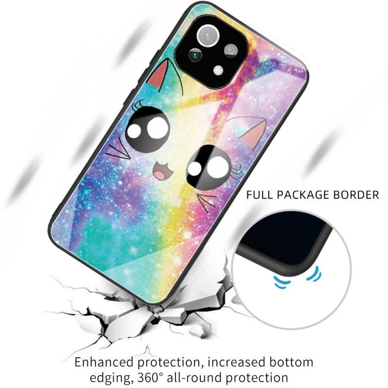 Kuori Xiaomi Mi 11 Lite 5G NE / Mi 11 Lite 4G / 5G Cartoon Tempered Glass