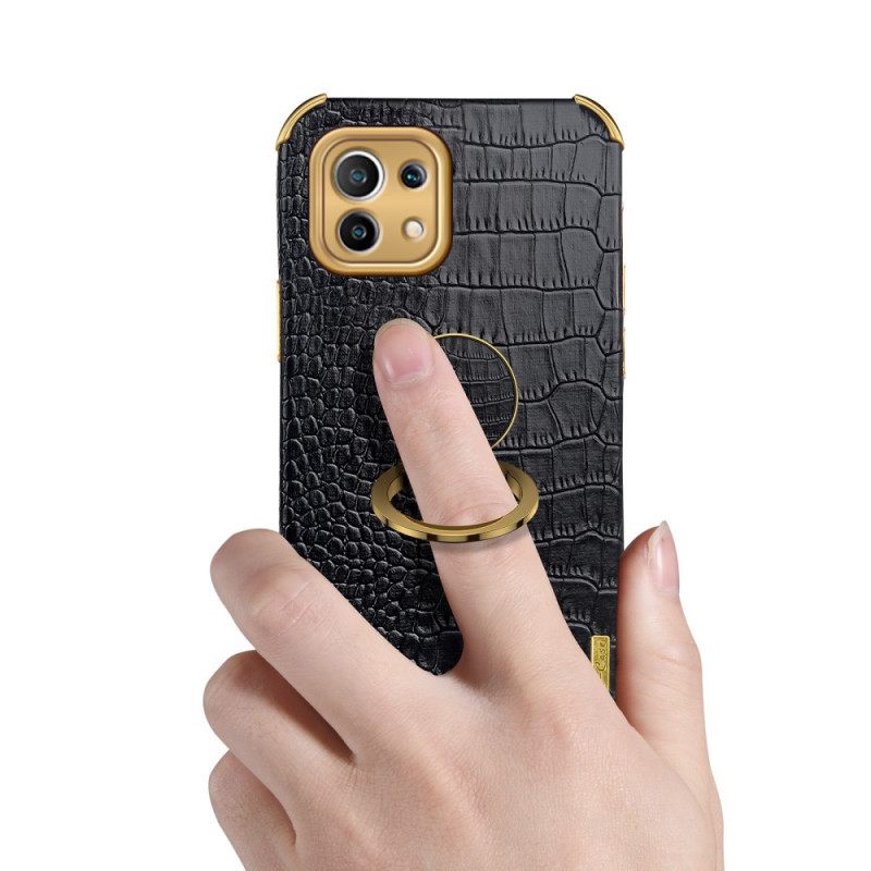 Kuori Xiaomi Mi 11 Lite 5G NE / Mi 11 Lite 4G / 5G Crocodile Skin Effect