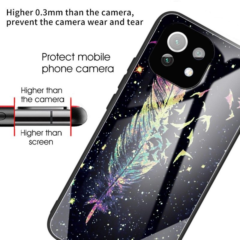 Kuori Xiaomi Mi 11 Lite 5G NE / Mi 11 Lite 4G / 5G Feather Tempered Glass