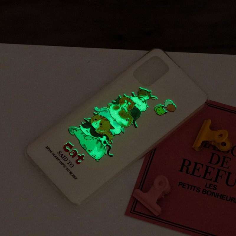Kuori Xiaomi Mi 11 Lite 5G NE / Mi 11 Lite 4G / 5G Fluoresoivat Kissat