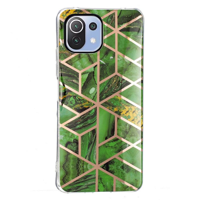 Kuori Xiaomi Mi 11 Lite 5G NE / Mi 11 Lite 4G / 5G Marble Geometry