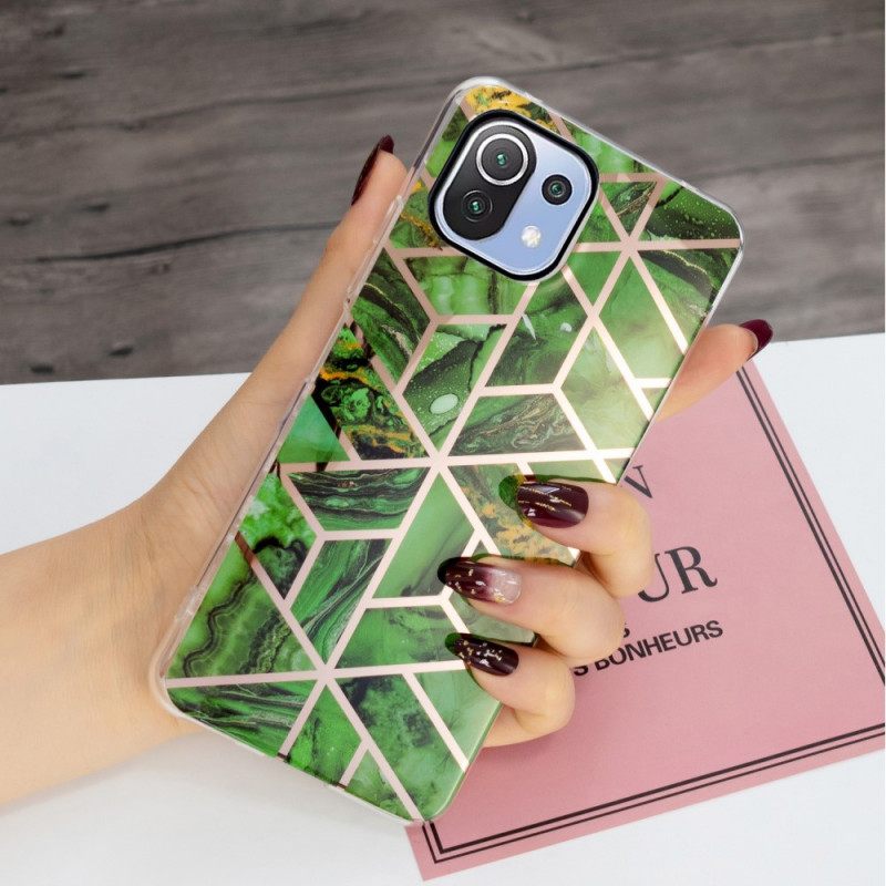 Kuori Xiaomi Mi 11 Lite 5G NE / Mi 11 Lite 4G / 5G Marble Geometry