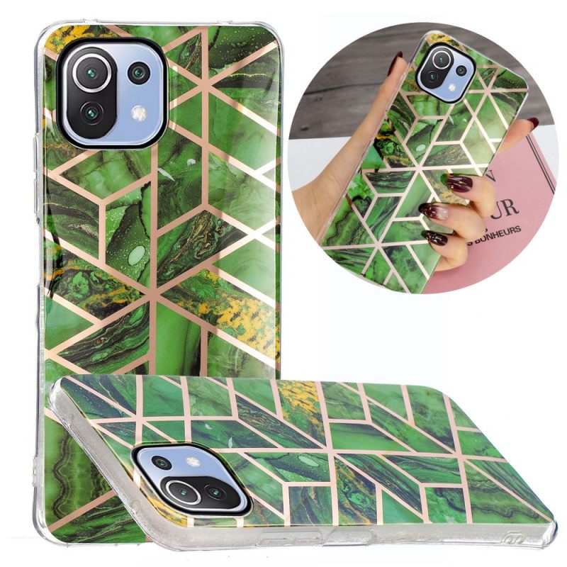 Kuori Xiaomi Mi 11 Lite 5G NE / Mi 11 Lite 4G / 5G Marble Geometry