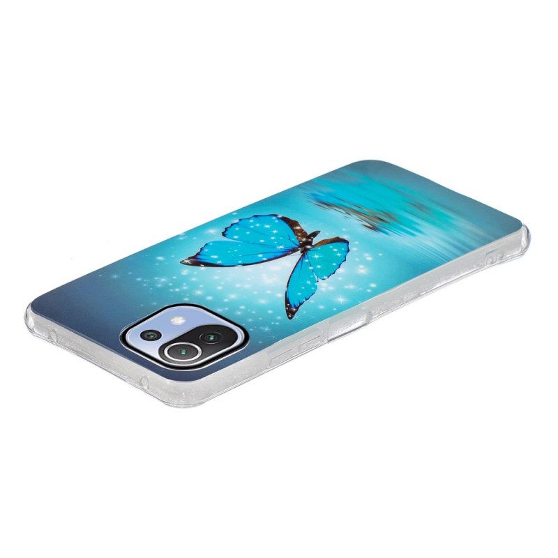 Kuori Xiaomi Mi 11 Lite 5G NE / Mi 11 Lite 4G / 5G Neon Butterflies Sarja