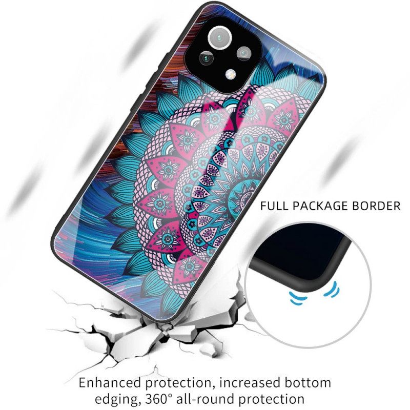Kuori Xiaomi Mi 11 Lite 5G NE / Mi 11 Lite 4G / 5G Tempered Glass Mandala