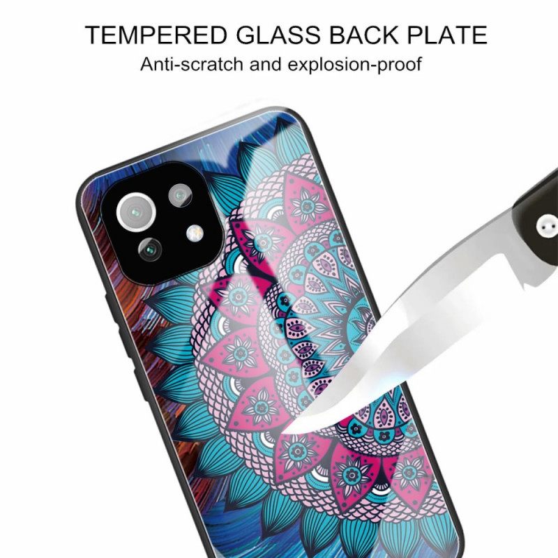 Kuori Xiaomi Mi 11 Lite 5G NE / Mi 11 Lite 4G / 5G Tempered Glass Mandala
