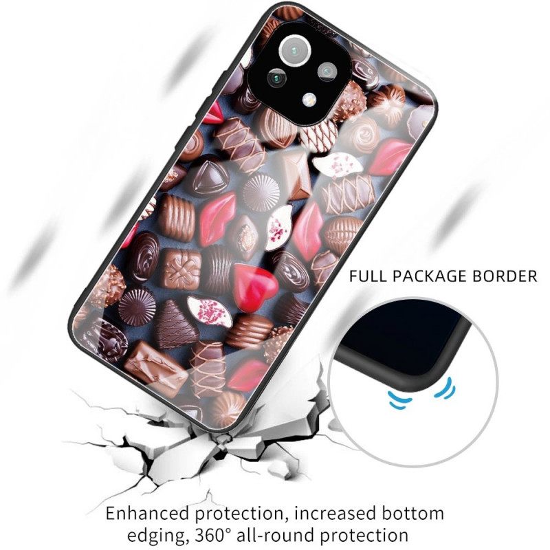 Kuori Xiaomi Mi 11 Lite 5G NE / Mi 11 Lite 4G / 5G Tempered Glass Suklaata