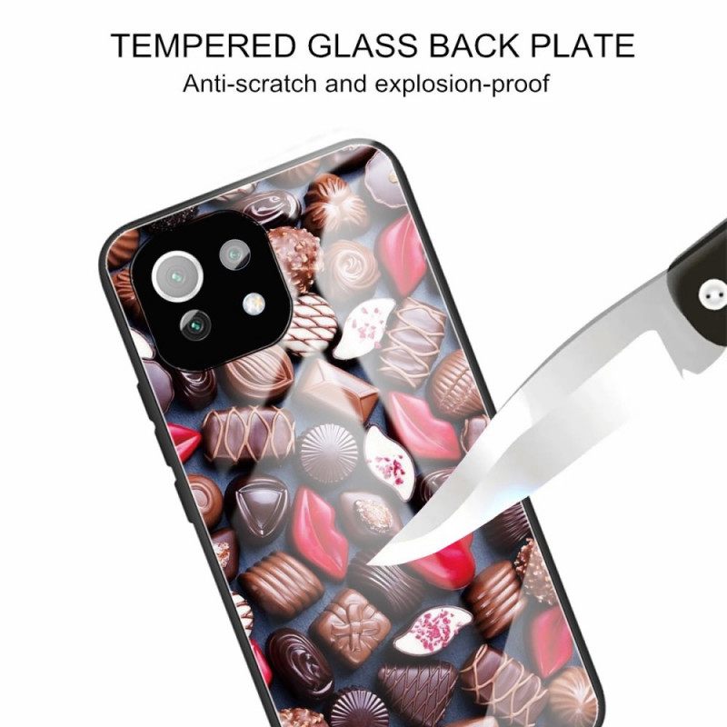 Kuori Xiaomi Mi 11 Lite 5G NE / Mi 11 Lite 4G / 5G Tempered Glass Suklaata