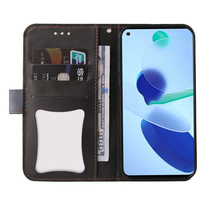 Nahkakotelo Xiaomi Mi 11 Lite 5G NE / Mi 11 Lite 4G / 5G Bicolor