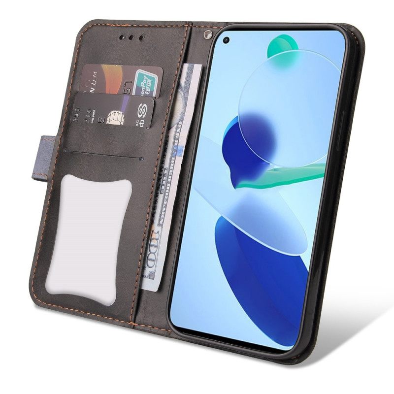 Nahkakotelo Xiaomi Mi 11 Lite 5G NE / Mi 11 Lite 4G / 5G Bicolor