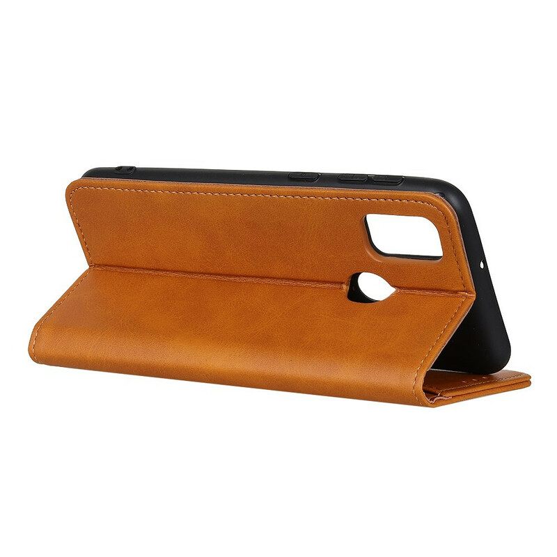 Puhelinkuoret Oppo A53 / A53s Kotelot Flip Split Leather Elegance