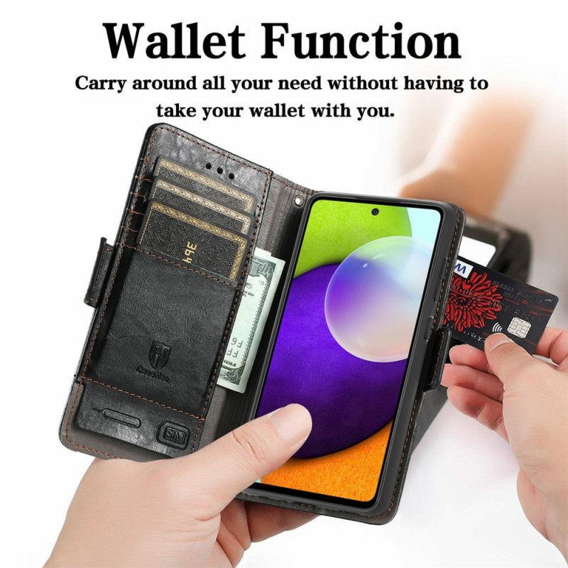 Kotelot Samsung Galaxy A72 4G / 5G Bicolor Double Clasp Caseneo
