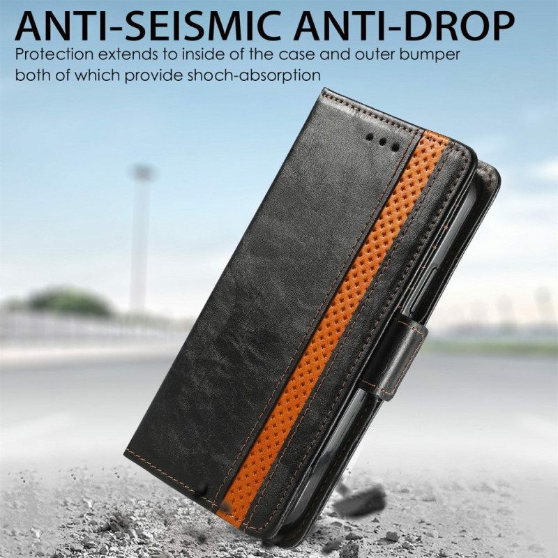 Kotelot Samsung Galaxy A72 4G / 5G Bicolor Double Clasp Caseneo