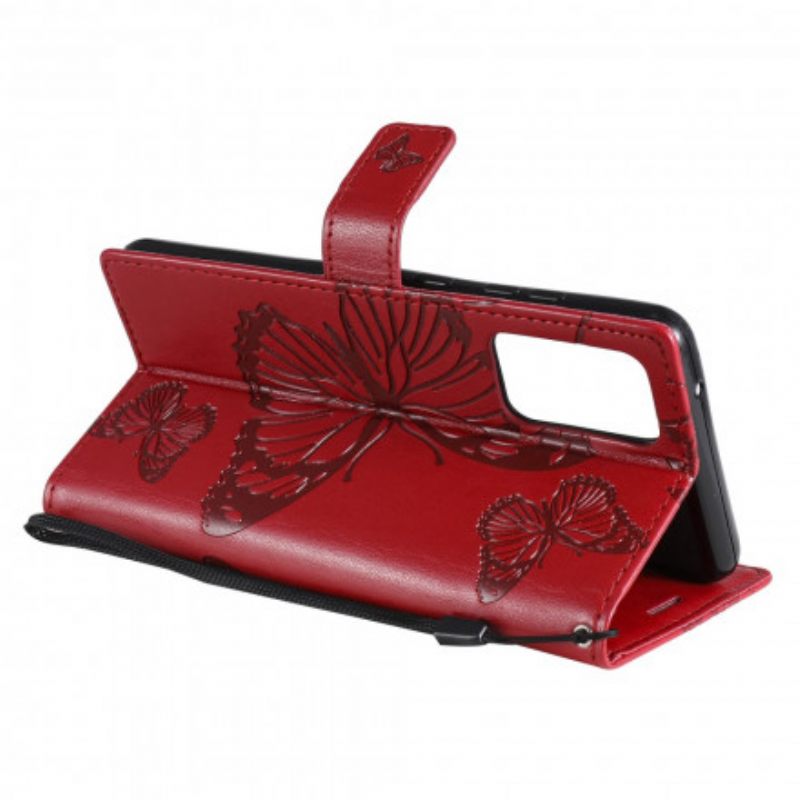 Kotelot Samsung Galaxy A72 4G / 5G Suojaketju Kuori Giant Thong Butterflies