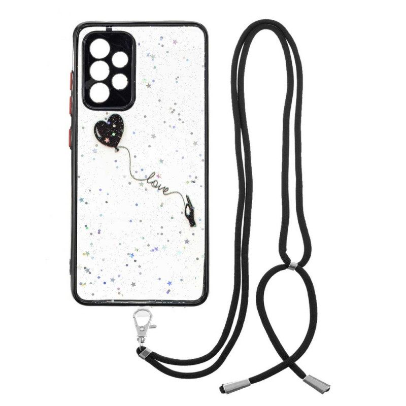 Kuori Samsung Galaxy A72 4G / 5G Rakkaus Johdolla