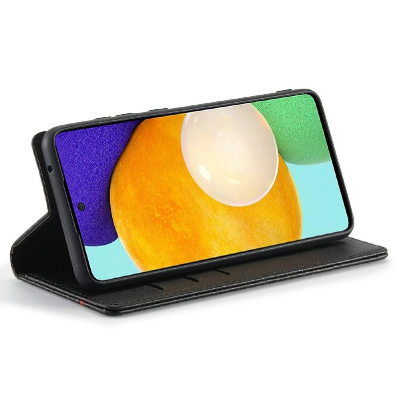 Puhelinkuoret Samsung Galaxy A72 4G / 5G Kotelot Flip Carbon Fiber Lc.imeeke