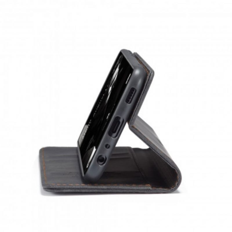 Puhelinkuoret Samsung Galaxy A72 4G / 5G Kotelot Flip Caseme Keinonahka