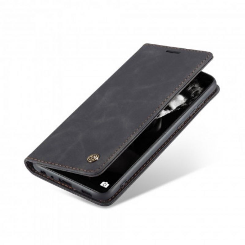 Puhelinkuoret Samsung Galaxy A72 4G / 5G Kotelot Flip Caseme Keinonahka