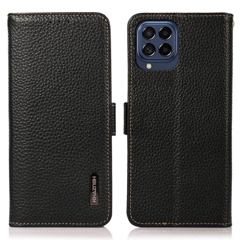 Kotelot Samsung Galaxy M53 5G Litchi Nahka Khazneh Rfid