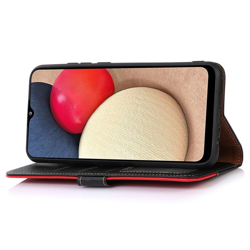 Kotelot Samsung Galaxy M53 5G Lychee Style Rfid Khazneh