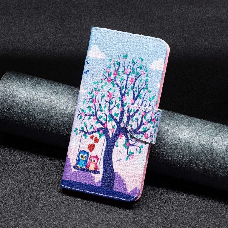 Kotelot Samsung Galaxy M53 5G Pöllöt Keinussa