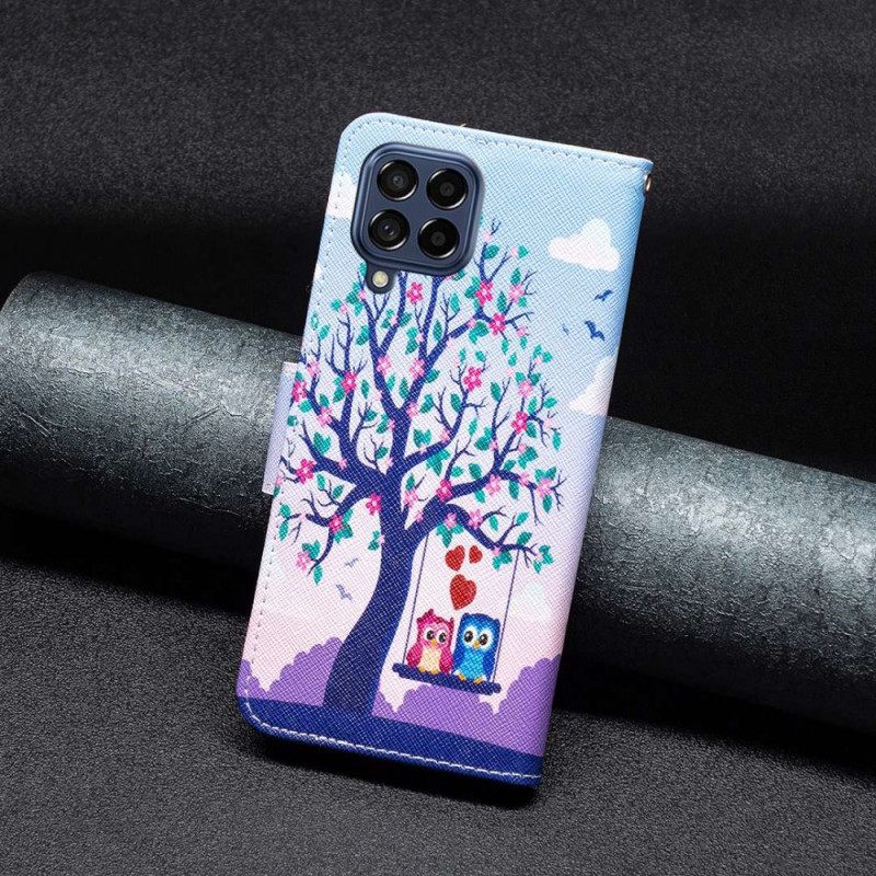 Kotelot Samsung Galaxy M53 5G Pöllöt Keinussa