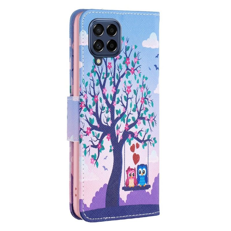 Kotelot Samsung Galaxy M53 5G Pöllöt Keinussa
